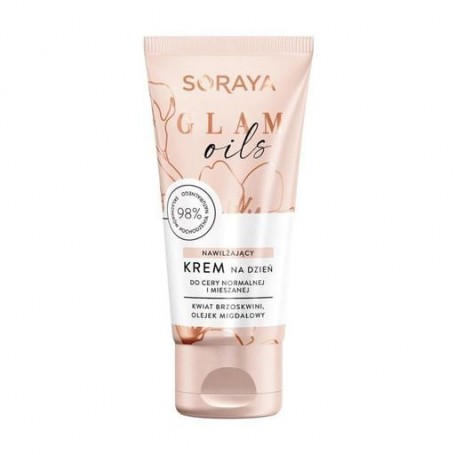 Увлажняющий дневной крем для лица Soraya Glam Oils Moisturising Day Cream для нормальной и комбинированной кожи, 50 мл