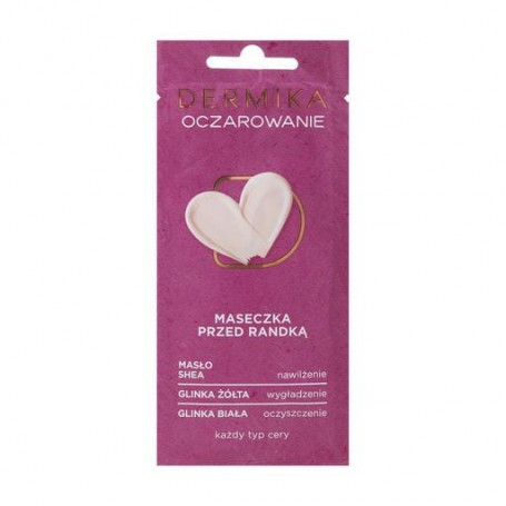 Успокаивающая маска для лица Dermika Charm Pre-Date Mask для всех типов кожи, 10 мл