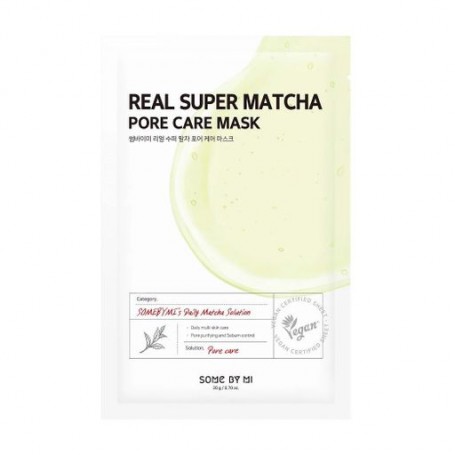 Тканевая маска для лица Some By Mi Real Super Matcha Pore Care Mask с матчей, 20 г