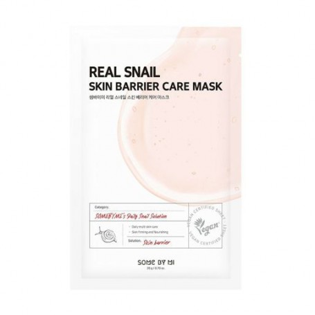 Тканевая маска для лица Some By Mi Real Snail Skin Barrier Care Mask с муцином улитки, 20 г