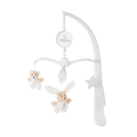 Мобиль механический на кроватку Chicco My Sweet Doudou, с рождения (09714.00)