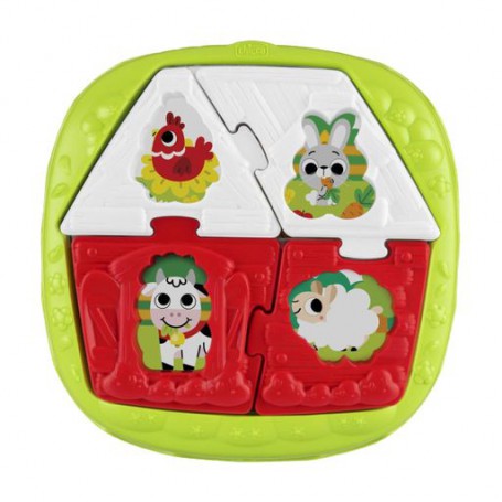 Игрушка-сортер 2 в 1 Chicco Фермерский домик, от 10 месяцев (11085.00)