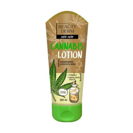 Тонизирующий лосьон для тела Beauty Derm Skin Care Cannabis, 200 мл