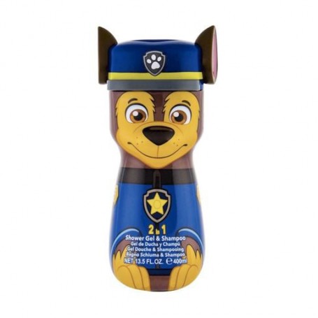Шампунь-гель для душа Air-Val International Paw Patrol Shower Gel & Shampoo 2in1 Chase 2D, 400 мл