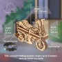3D деревянный конструктор Ukrainian Gears Складной скутер, 192 детали (70168)