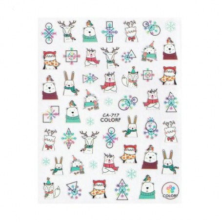 Наклейки для нігтів Vizavi Professional СА-717