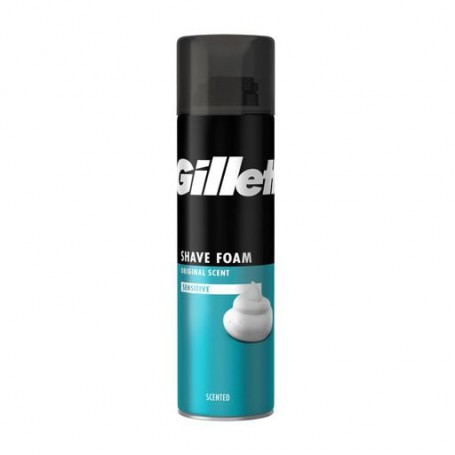 Мужская пена для бритья Gillette для чувствительной кожи, 200 мл