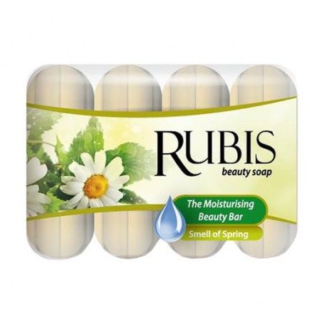 Твердое мыло Rubis Smell Of Spring The Moisturising Beauty Bar Запах весны, 4*60 г (экопак)