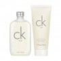 Парфюмированный набор Calvin Klein CK One Gift Set унисекс (туалетная вода, 200 мл + лосьон для тела, 200 мл)