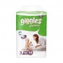 Подгузники Giggles Premium Midi размер 3 (4-9 кг), 48 шт