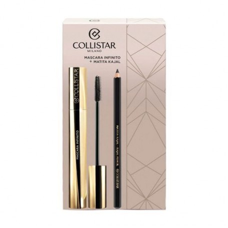 Набор декоративной косметики Collistar (тушь для ресниц Infinito Mascara 01 Extra Nero, 11 мл + карандаш для глаз Matita Kajal B