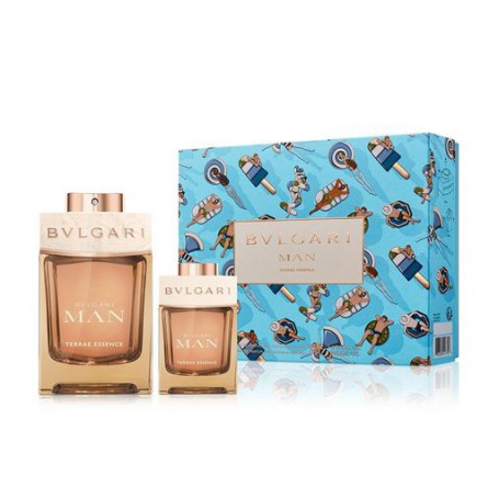 Парфюмированный набор мужской Bvlgari Man Terrae Essence Set (парфюмированная вода, 100 мл + парфюмированная вода, 15 мл)