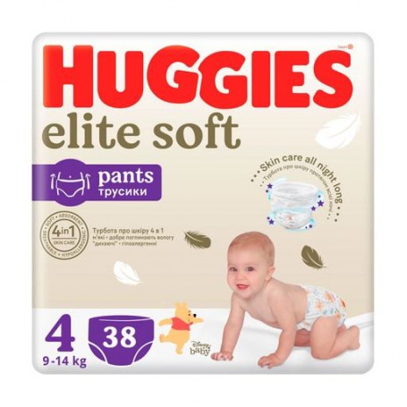 Подгузники-трусики Huggies Extra Care Pants размер 4 (9-14 кг), 38 шт