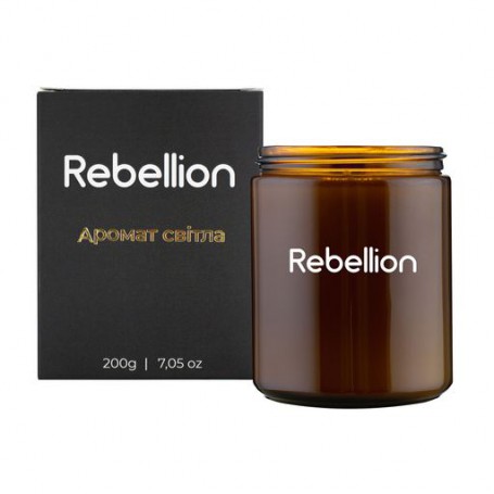 Ароматическая свеча Rebellion Аромат света, 200 г