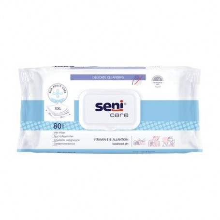 Влажные салфетки Seni Care, 80 шт