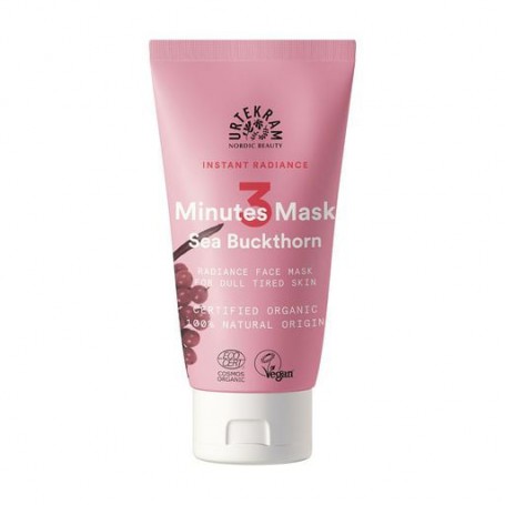 Маска для лица 3-минутная Urtekram Organic Mask Облепиха, 75 мл