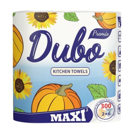 Бумажные полотенца Диво Premio Maxi, белые, 2-слойные, 2 шт