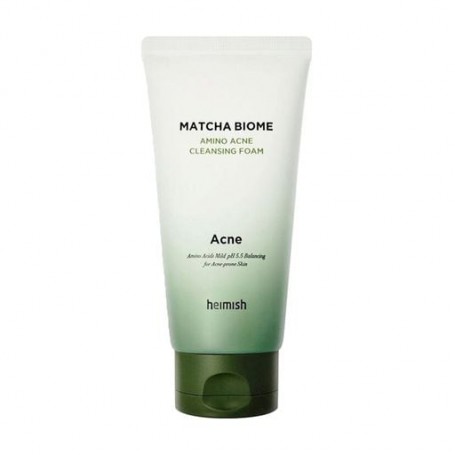 Кремовая пенка для умывания Heimish Matcha Biome Amino Acne Cleansing Foam для проблемной кожи, 150 мл