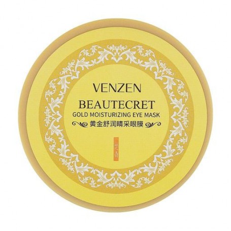 Гидрогелевые патчи для кожи вокруг глаз Venzen Gold Moisturizing Eye Mask с экстрактом золота и спирулины, 60 шт