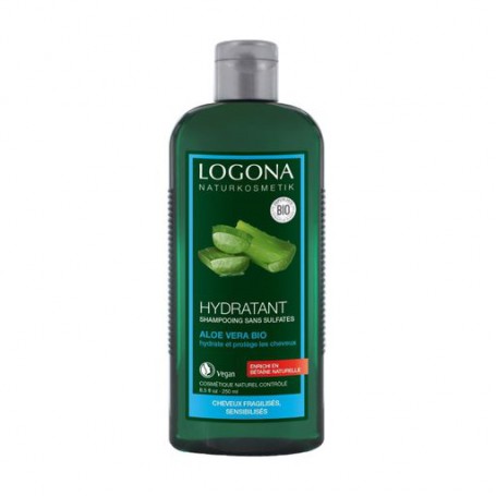 Биошампунь Logona Hair Care Shampoo Увлажнение и защита, для сухих волос, с алоэ вера, 250 мл