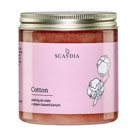 Скраб для тела Scandia Cosmetics Cotton с хлопковым маслом, 250 мл