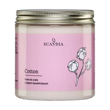 Крем для тела Scandia Cosmetics Cotton с хлопковым маслом, 250 мл