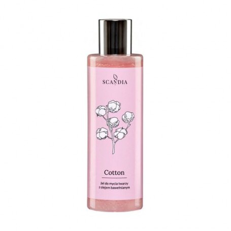 Гель для умывания Scandia Cosmetics Cotton с хлопковым маслом, 200 мл