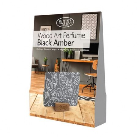 Аромат для дома Pachnaca Szafa Wood Art Perfume Black Amber, 13.5*8.5 см