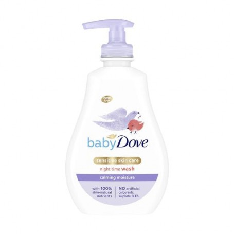 Детский гель для душа Dove Baby Calming Moisture Night Time Wash Успокаивающее увлажнение, 400 мл
