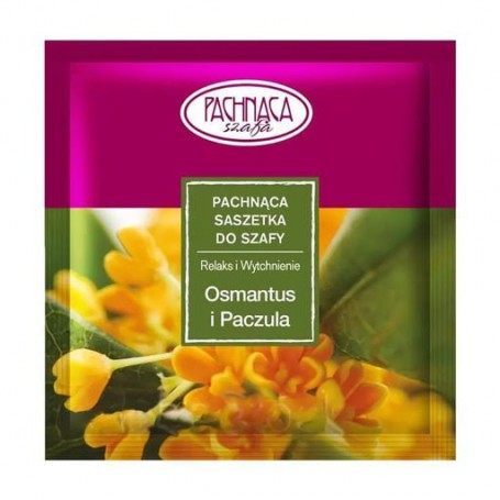 Ароматическое саше для гардероба Pachnaca Szafa Османтус и пачули, 5.5 г