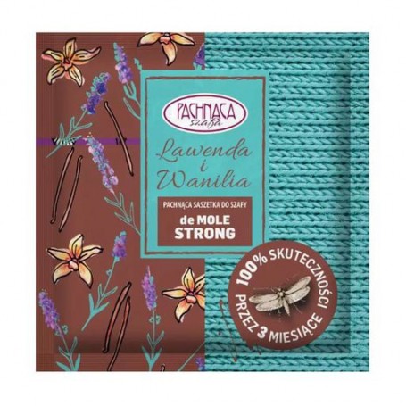 Ароматическое саше для гардероба Pachnaca Szafa deMole Strong Lavender & Vanilla, 5.5 г