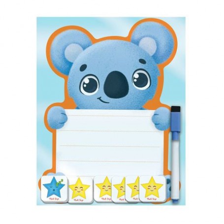 Магнитная доска с маркером Vladi Toys Коала, на украинском языке, от 3 лет, 9 предметов (VT3601-23)