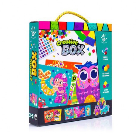 Набор для творчества Vladi Toys Creative Box Сова, на украинском языке, от 3 лет (VT4433-08)