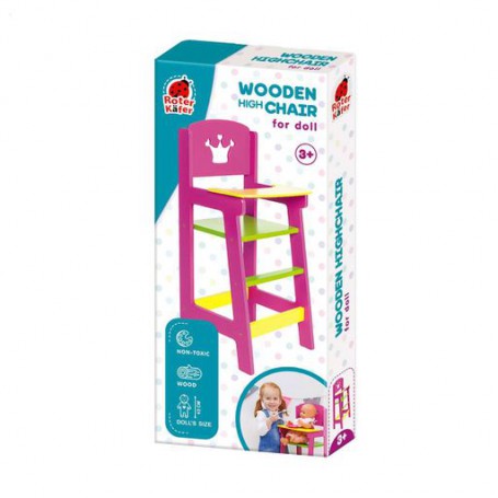 Кукольный деревянный стульчик Vladi Toys, от 3 лет (RW1210)