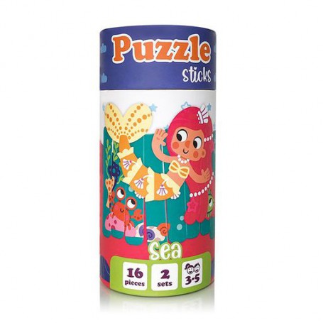 Пазлы-палочки Vladi Toys Sea от 3 лет, 18 элементов (RK1090-03)