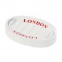 Мыльница Vanstore London белый, 8*2*12 см (37007)