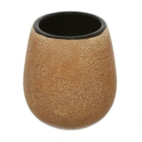 Стакан для зубных щеток Volver Rock Beige, 10*8 см (37031BG)