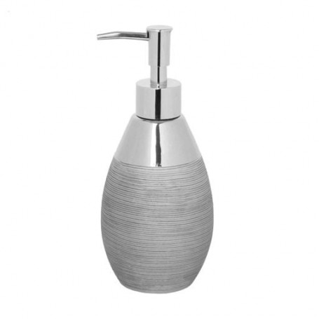 Дозатор для жидкого мыла Volver Wave Silver хром, 20*9 см, 350 мл (37036SLH )