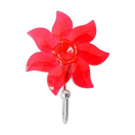 Крючок Vanstore красный цветок, 3*10*7 см (TL-2031-7RR)