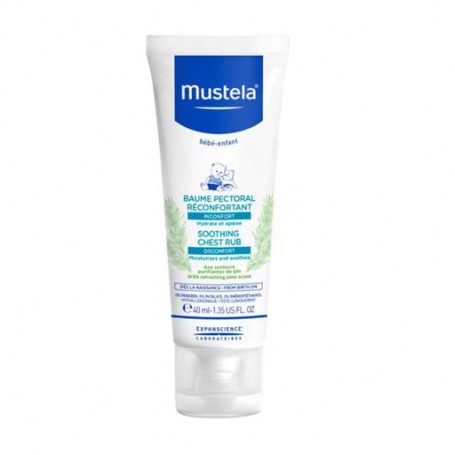 Детский успокаивающий бальзам для тела Mustela Bebe Soothing Chest Rub, 40 мл