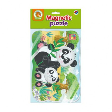 Магнитные пазлы Vladi Toys А5 Пандочка, от 3 лет, 12 деталей (VT3205-63)