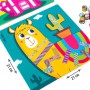 Набор для творчества Vladi Toys Sticky Strips. Лама, на украинском языке, от 3 лет (VT4433-04)