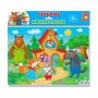 Мягкие пазлы Vladi Toys А4 Сказки. Теремок, от 3 лет, 35 деталей (VT1102-22)