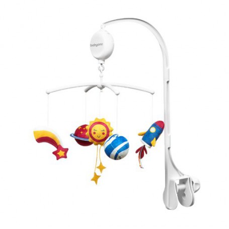 Мобиль на кроватку с электронным механизмом BabyOno Космос, от рождения (794)