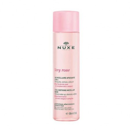 Успокаивающая мицеллярная вода для лица и глаз Nuxe Very Rose 3 in 1 Soothing Micellar Water, 200 мл