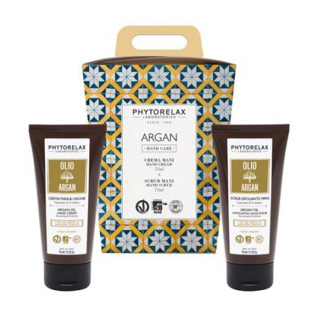 Набор для рук Phytorelax Laboratories Argan Oil (крем для рук, 75 мл + скраб для рук, 75 мл)