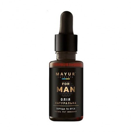 Мужское масло для роста и питания бороды и усов Mayur Man, 30 мл