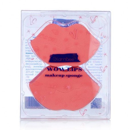 Спонжи для макияжа GlamBee Wow Lips Makeup Sponge, 2 шт