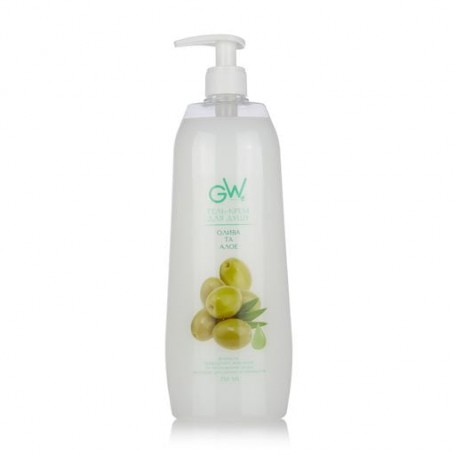 Гель-крем для душа Green Way ФитоЛиния Олива и алоэ, 750 мл