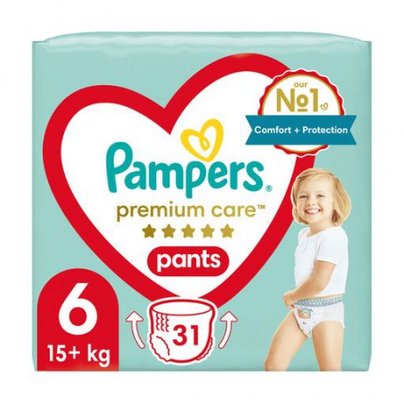 Подгузники-трусики Pampers Premium Care Pants размер 6 (13-19 кг), 31 шт